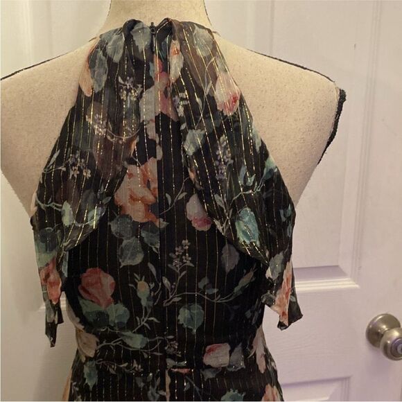 Zimmermann 100% silk Floral Halter Neck Dress, XS - Picture 11 of 13